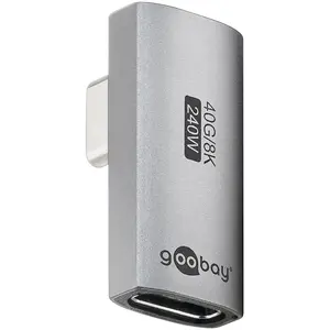 Goobay 74443 cable gender changer USB-C Silver USB-C to USB-C