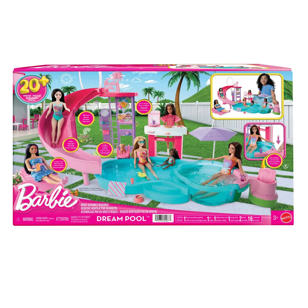 Leļļu peldbaseins Barbie Dream Pool komplekts Photo 6