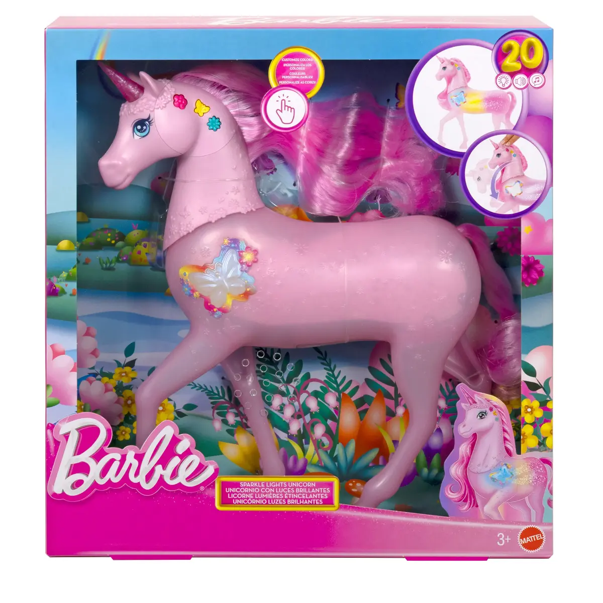 Leļļu dzīvnieks Barbie Sparkle Lights Rūķis Photo 6