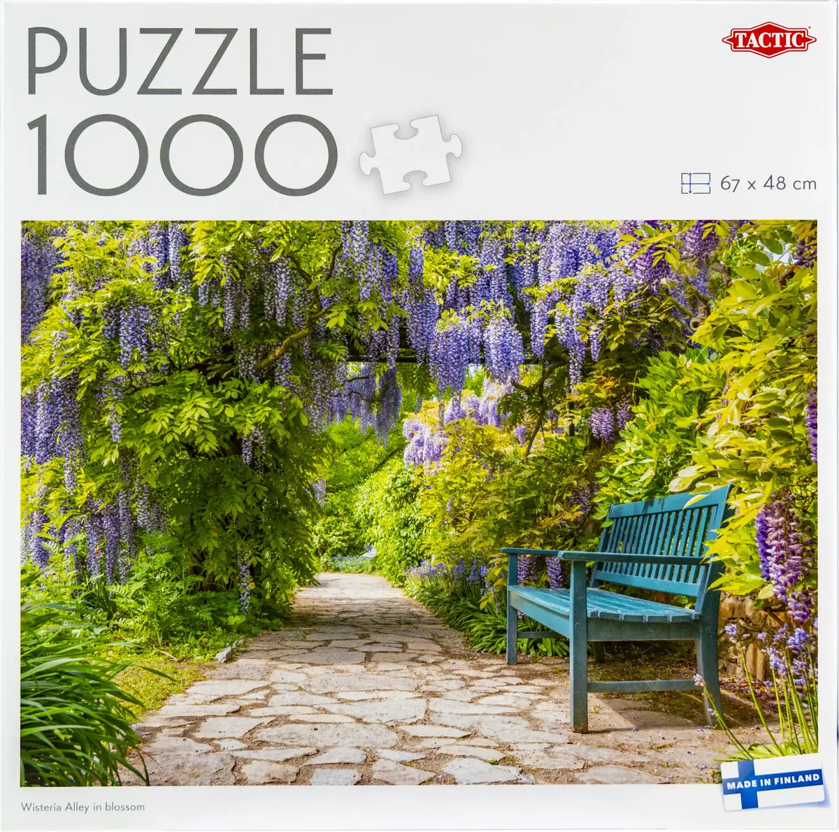 Tactic Wisteria Alley in blossom Jigsaw Puzzle 1000 pcs Photo 5