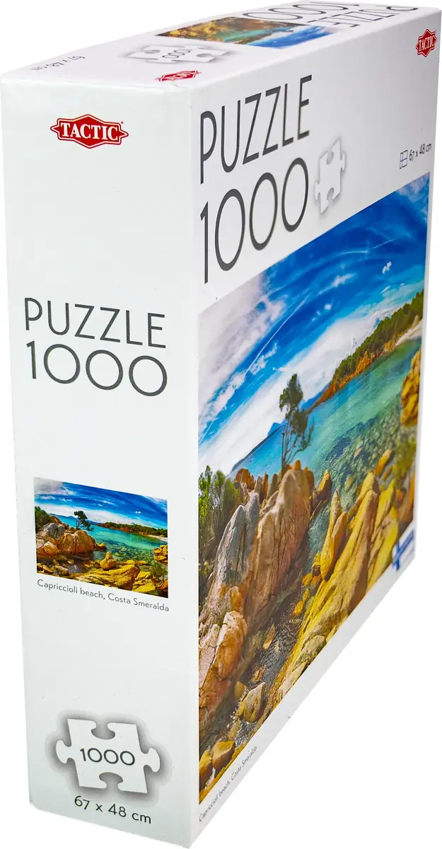 TACTIC Capriccioli beach, Costa Smeralda Jigsaw Puzzle 1000 pc Photo 3
