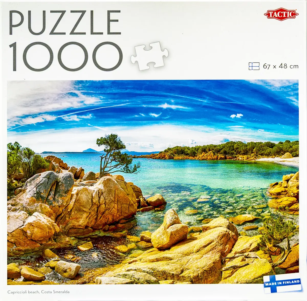 TACTIC Capriccioli beach, Costa Smeralda Jigsaw Puzzle 1000 pc Photo 5