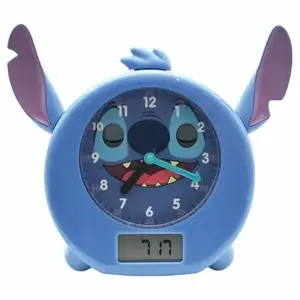 Digitālais modinātājs Lexibook Crosslander RLT100D Disney Stitch Zils Apaļš