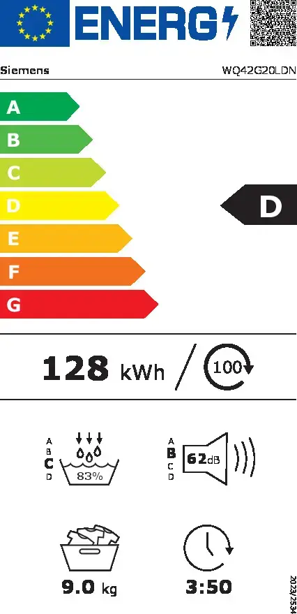 Tumble Dryer Siemens iQ500 WQ42G20LDN Photo 4