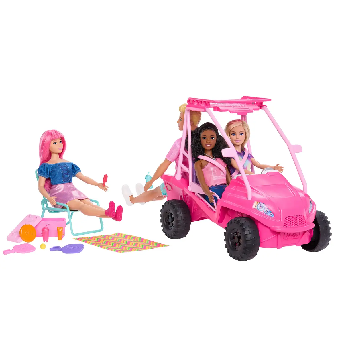 Кукольная машина Barbie Mysteries Beach Detectives Ultimate Beach Buggy Photo 2