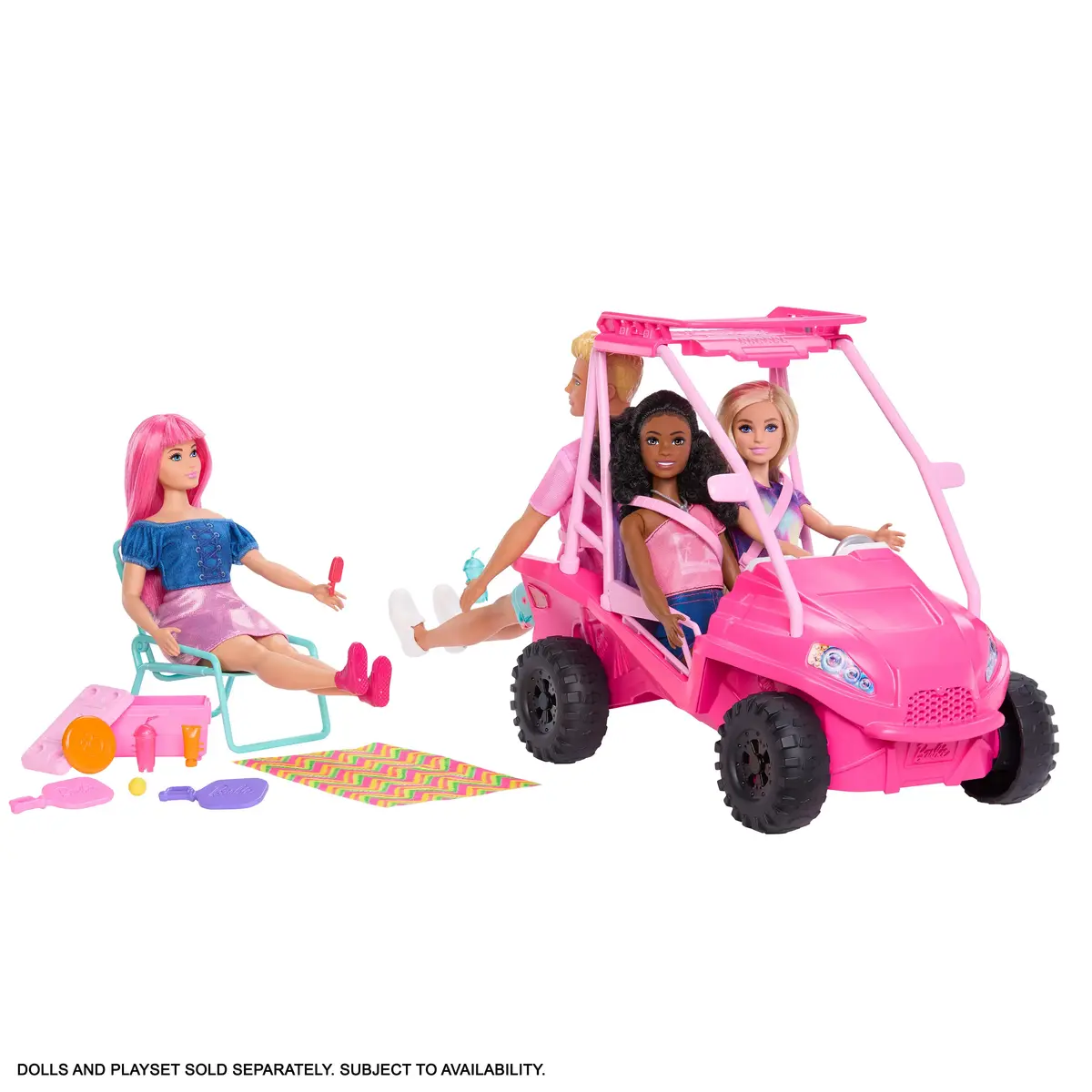 Кукольная машина Barbie Mysteries Beach Detectives Ultimate Beach Buggy Photo 7