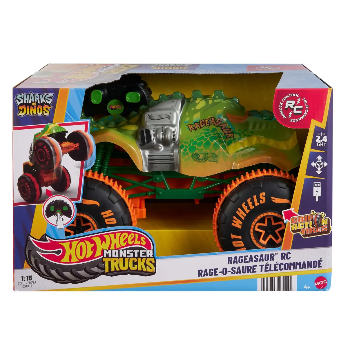 Monster Truck Hot Wheels RC Rageasaur Photo 5