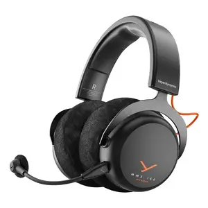 Austiņas Beyerdynamic MMX 150 — vadu un bezvadu, USB-C, Bluetooth, spēlēm, 20–20000 Hz, 336 g, melnas