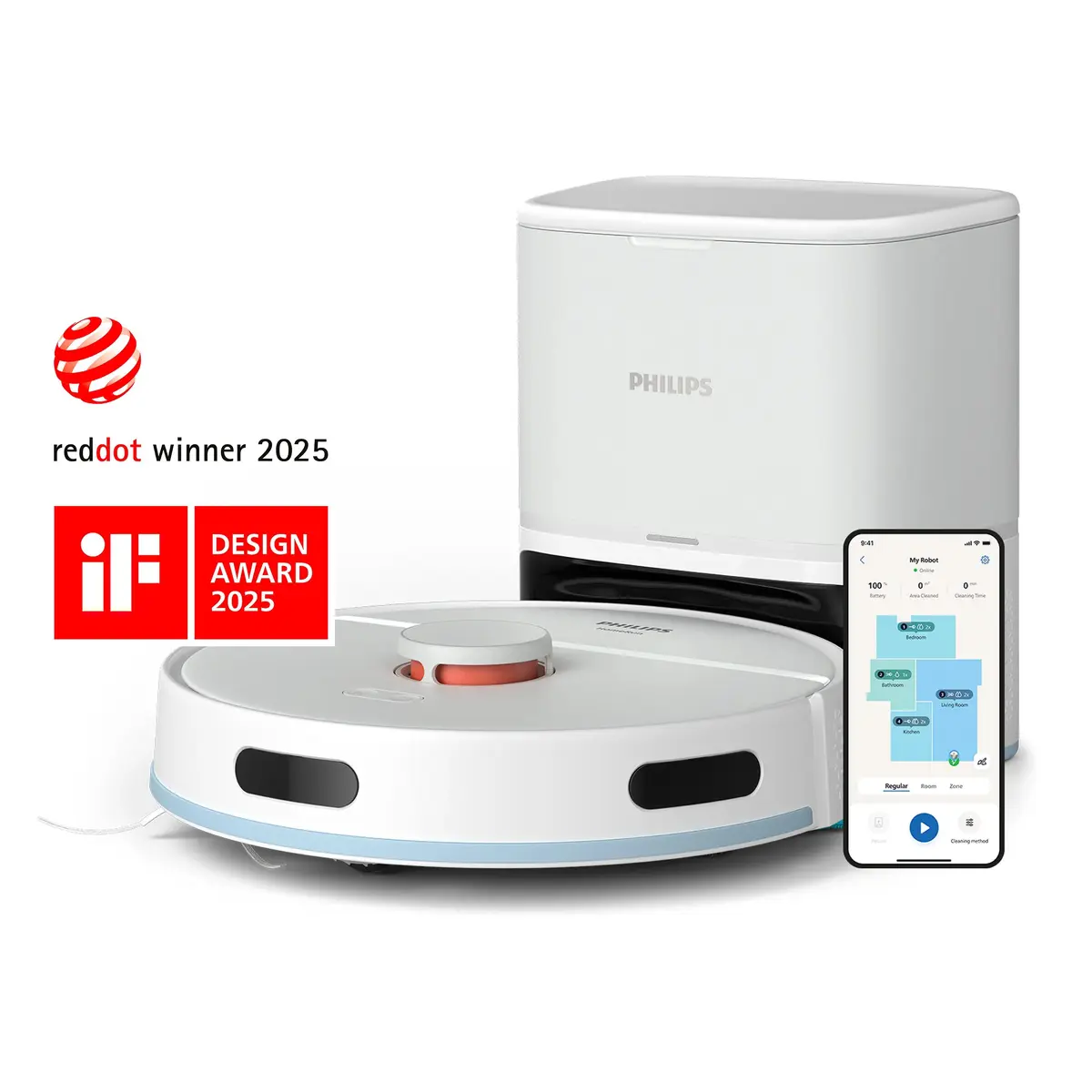 Philips XU2100/25 Robots putekļsūcējs ar 0