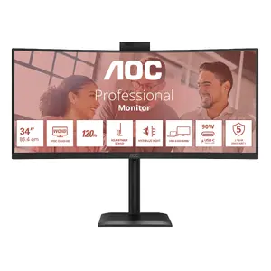 Монитор AOC E4 CU34E4CW 34" UltraWide Quad HD 3440x1440
