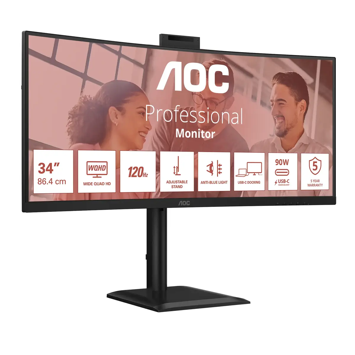 AOC E4 CU34E4CW dators monitors Photo 5