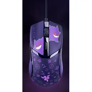 Spēļu pele Razer Cobra Gengar Edition — labrokām, optiskā 8500 DPI, USB Type-A, 6 pogas, violeta