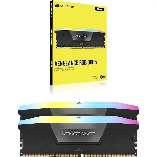 Оперативная память Corsair Vengeance RGB 64GB DDR5 6000MT/s Photo 2
