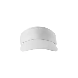 Козырёк MALFINI Unisex 310 белый — регулируемая посадка, лёгкий