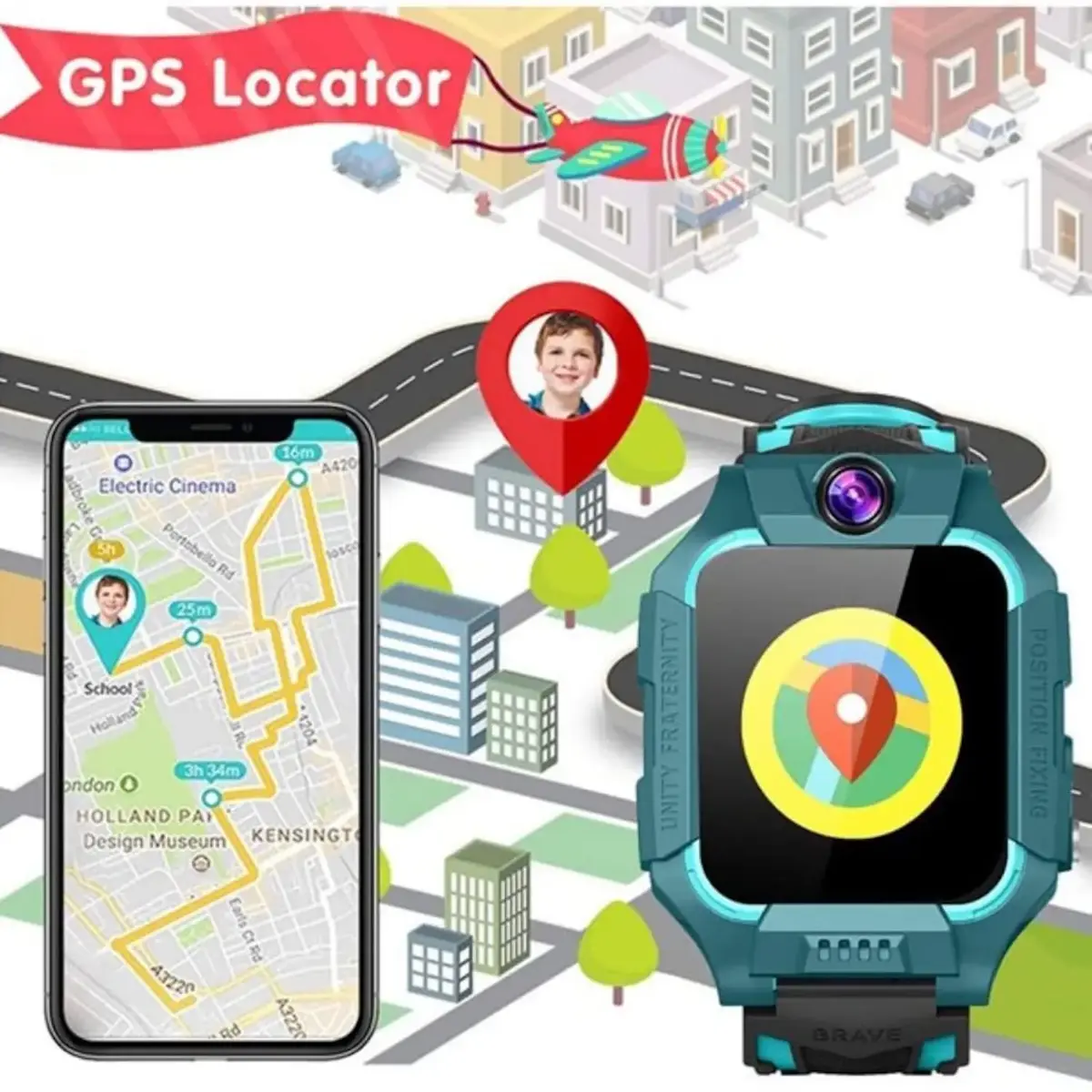 Смарт-часы Riff Q19 GPS RF-Q19-GE Photo 4