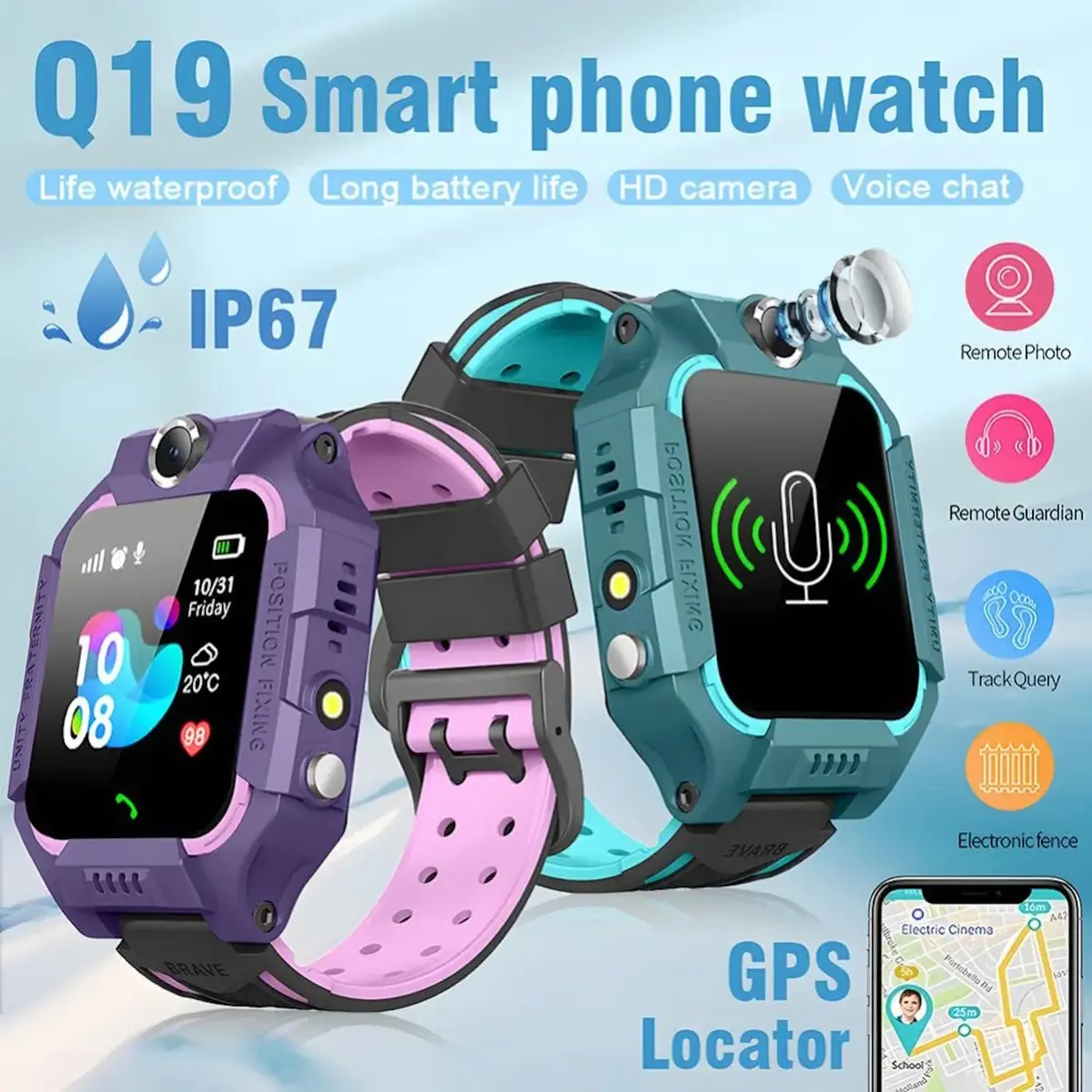 Смарт-часы Riff Q19 GPS RF-Q19-GE Photo 7