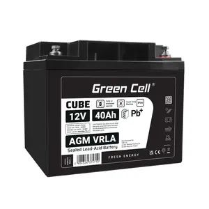 ИБП аккумулятор Green Cell AGM12V40AH-J Свинцово-кислотный 12В 40Ач