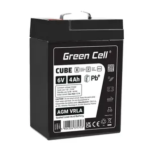 UPS battery Green Cell AGM6V4AH-J Sealed Lead Acid 6 V 4 Ah