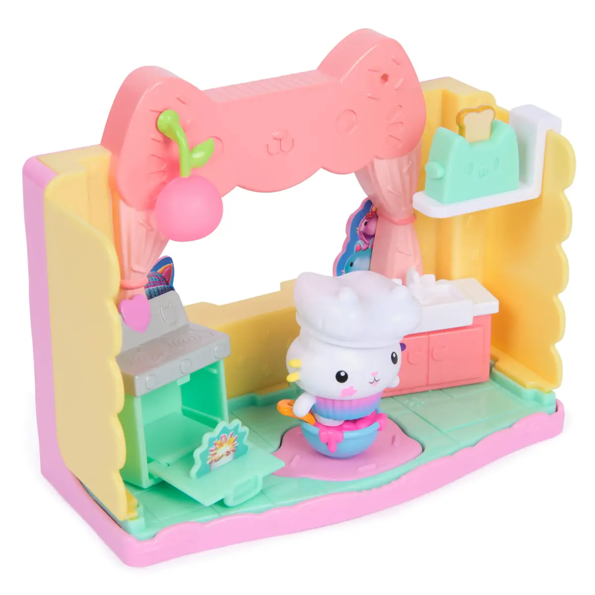 Rīcības figūra Gabby's Dollhouse Cakey's Sprinkle Cake-tastic Kitchen Photo 3