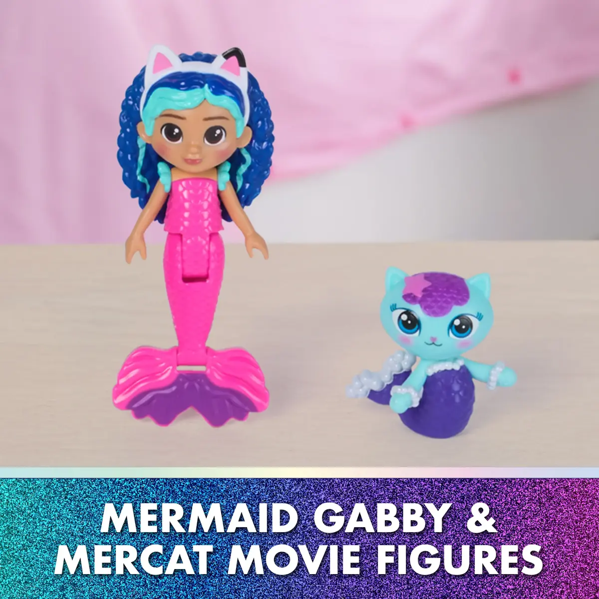 Spēļu komplekts Gabby's Dollhouse MerCat krāsainais kaķu akvārijs Photo 3