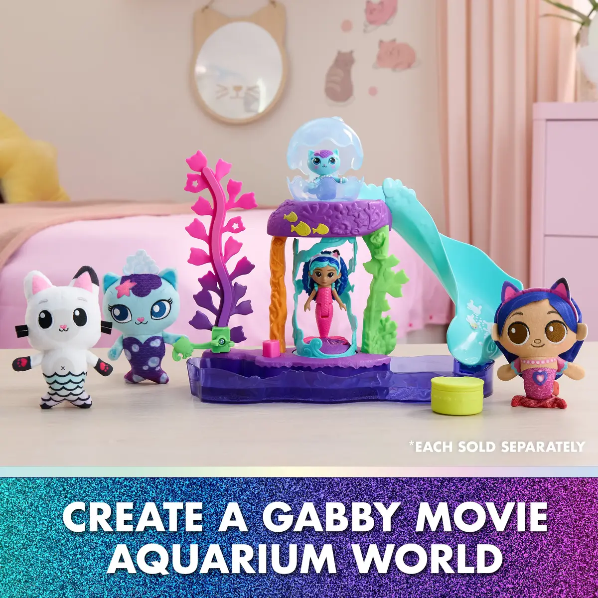 Spēļu komplekts Gabby's Dollhouse MerCat krāsainais kaķu akvārijs Photo 5