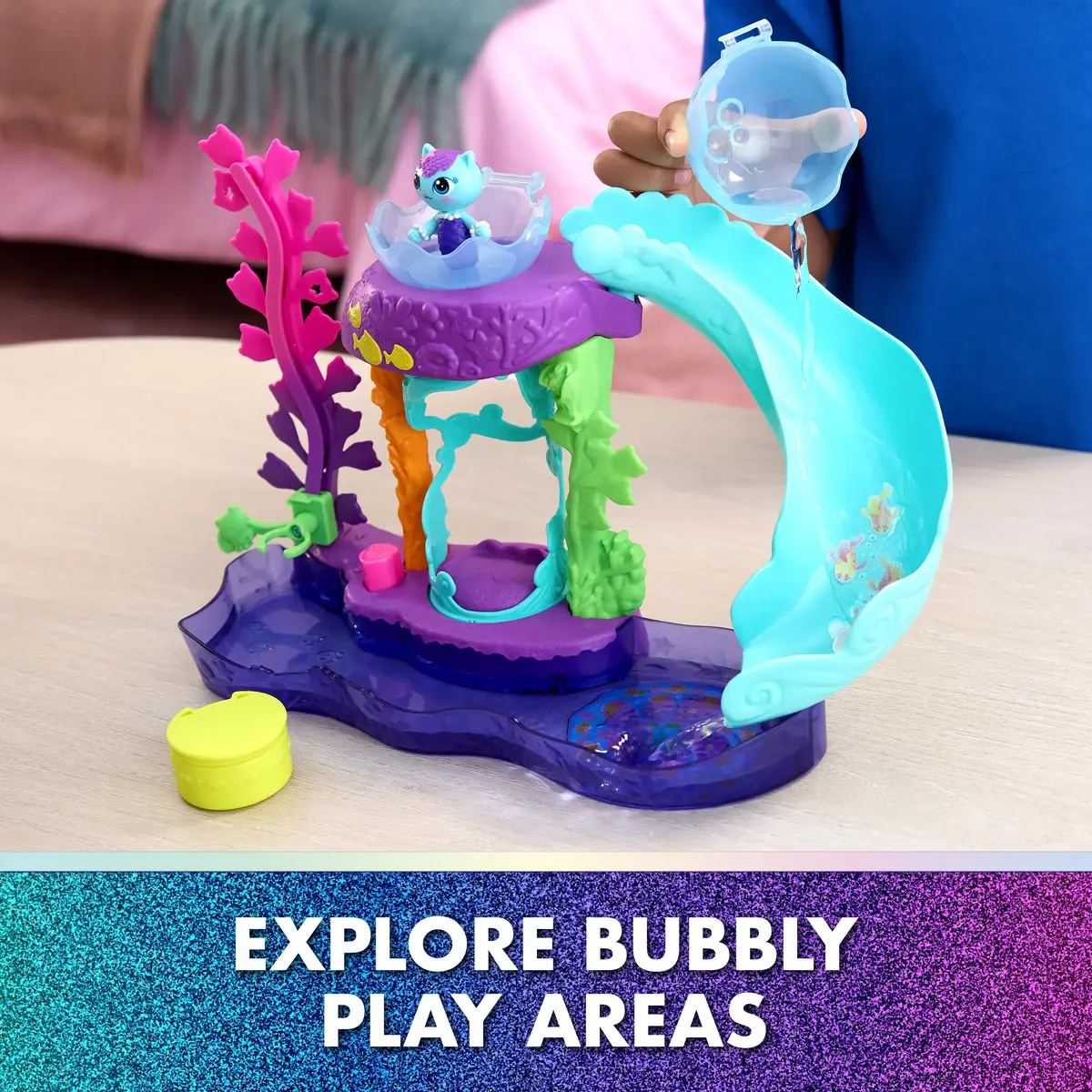 Spēļu komplekts Gabby's Dollhouse MerCat krāsainais kaķu akvārijs Photo 7