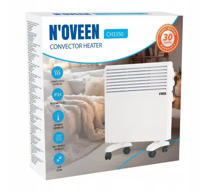 Конвекторный обогреватель NOVEEN CH3350 2000 Вт Photo 15