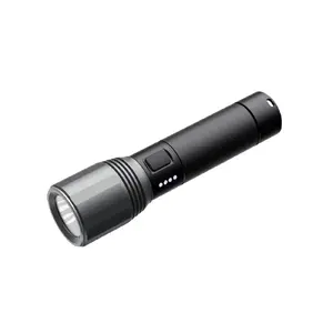 Rokas lukturis Nextool T10 — 2000 lm, staru attālums 220 m, USB-C, IPX7, alumīnija korpuss, 152 mm