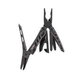 Multitool Nextool Mini FLAGSHIP NE20122 — 10-in-1 compact stainless steel multi-tool, black, 67×27×17 mm, 83 g