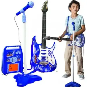 Electric guitar Kruzzel Model 22409 with microphone and amplifier