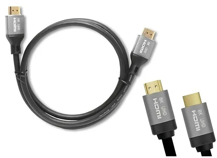 HDMI kabelis fusion accessories FUS-HDMI2.1v-1M-BK