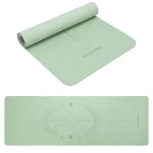 Yoga mat Spokey Mandala Thermoplastic elastomer TPE Green 183x61x0.4 mm