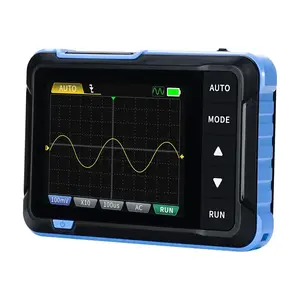 Pārnēsājams 2‑1 mini osciloskops un signālu ģenerators Fnirsi DSO153 150 MHz josla, 1 GS/s paraugu ņemšana