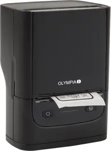 Etiķešu printeris Olympia PM 220 melns kompakts dizains, modelis 6302