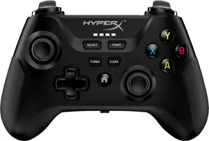 HyperX Clutch Wireless Gaming Controller Gamepad for Mobile and PC in Black with Android Support, Built-in 600 mAh Battery, and USB Connectivity
