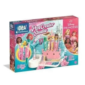 Набор для творчества Clementoni Idea Art Disney Princess — Pen Factory, для детей от 6 лет, 1 шт., упаковка 420×290 мм