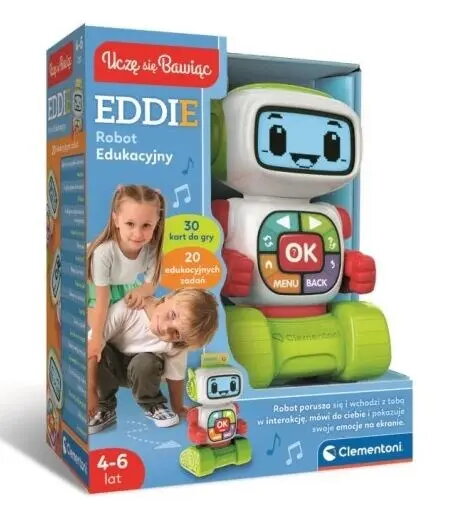 Izglītojošs robots Clementoni Eddie — interaktīva
