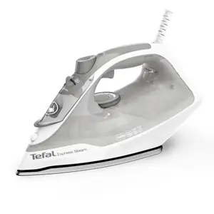 Tefal Express Steam FV2863E1 Steam Iron Ceramic Soleplate 2500 W White and Grey with 270 ml Water Tank and 200 g/min Steam Boost