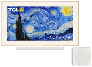 Телевизор TCL 65A300 Pro 65" (165,1 см) QLED 4K Ultra HD, 3840×2160, Edge‑LED, PPI 3600, 450 cd/м², Wi‑Fi, DVB‑T2/C/S2, белый