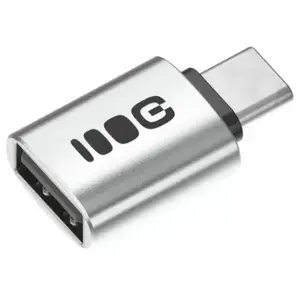 USB-C to USB-A Adapter Green Cell ADGCCA1 — Aluminum OTG adapter for data transfer and charging
