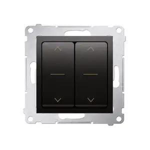 Электрический выключатель Kontakt-Simon DZW2.01/48 Антрацит 250В 10А