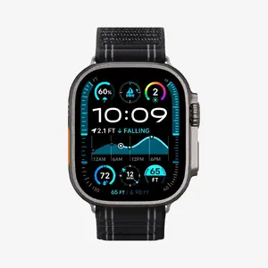 Ремешок Spigen WBF0 Apple Watch 44/45mm 10/11 46mm Ultra 49mm Черный