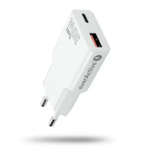 USB sienas lādētājs everActive SC-380Q QC 3.0 Photo 1