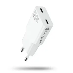 Power adapter everActive SC-385Q Super Slim QC 4 Fast Charging — USB fast charger, compact design