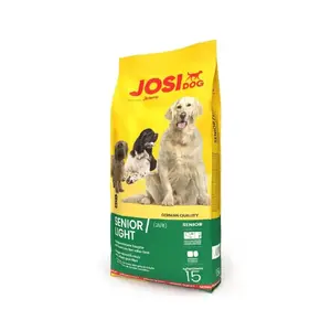 Сухой корм для собак JOSERA JosiDog Senior/Light 15 кг — птица, 21% белка, 8% жира, низкокалорийный, без глютена и сои