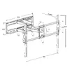 Wall TV mount MONTIS DENALI MT162 37"–105" Photo 6