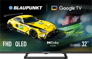 Blaupunkt QLED TV | 32QBG6000S | 32 | Smart TV | Google TV | Black