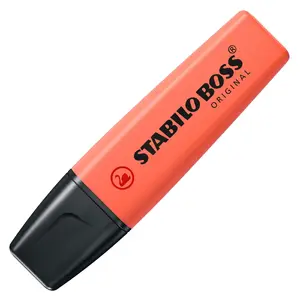 Маркер STABILO Boss Original Pastel Coral с скошенным концом 1 шт