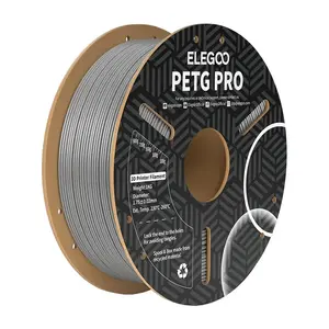 PETG Pro Filament by Elegoo, 1.75 mm, 1 kg, Gray (model 50.203.0205)