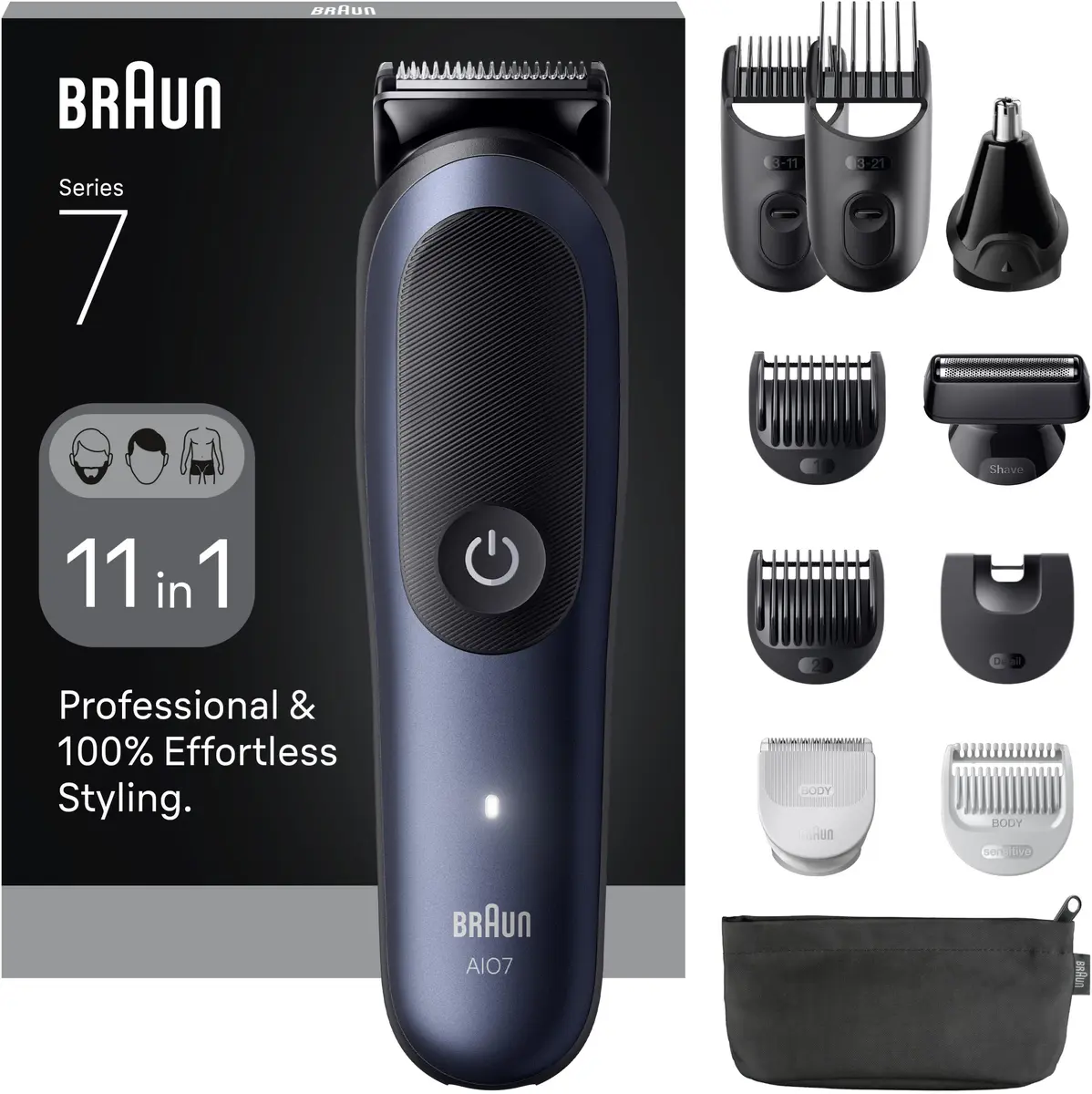 Matu trimmeris BRAUN 80789907 tumši zils